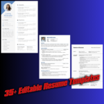 Editable-Resume-Templates